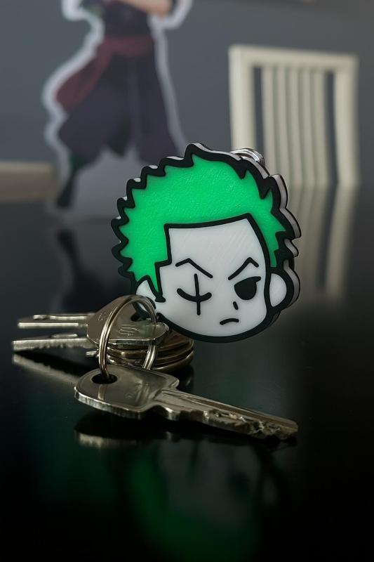 Zoro-inspired keychain