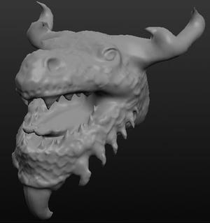 Dragon Head with Platform