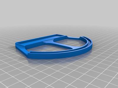 Portrait Curved Lithophane Stand