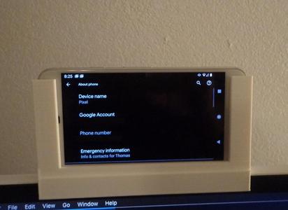 Google Pixel sidemount for monitor