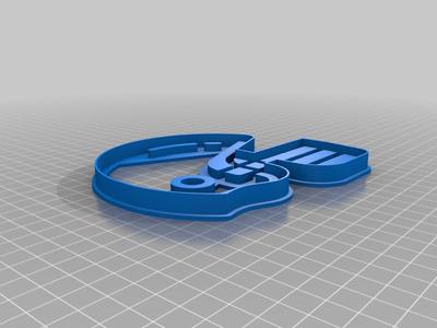 American Football Heltmet Cookie Cutter