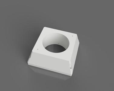 Bathroom ventilator adapter slim 80mm