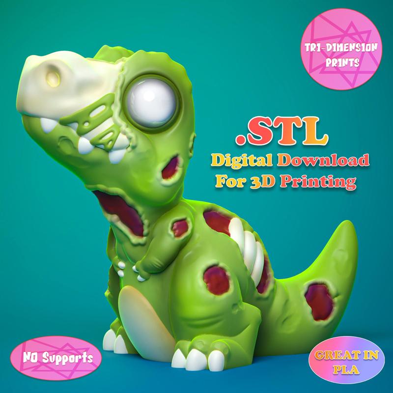 Zombie Trex  (NO SUPPORTS)