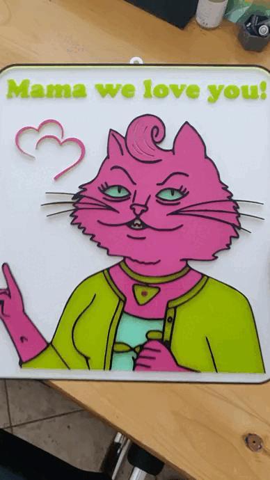 Princess Caroline - Mama we love you-  Mother's Day hueforge style