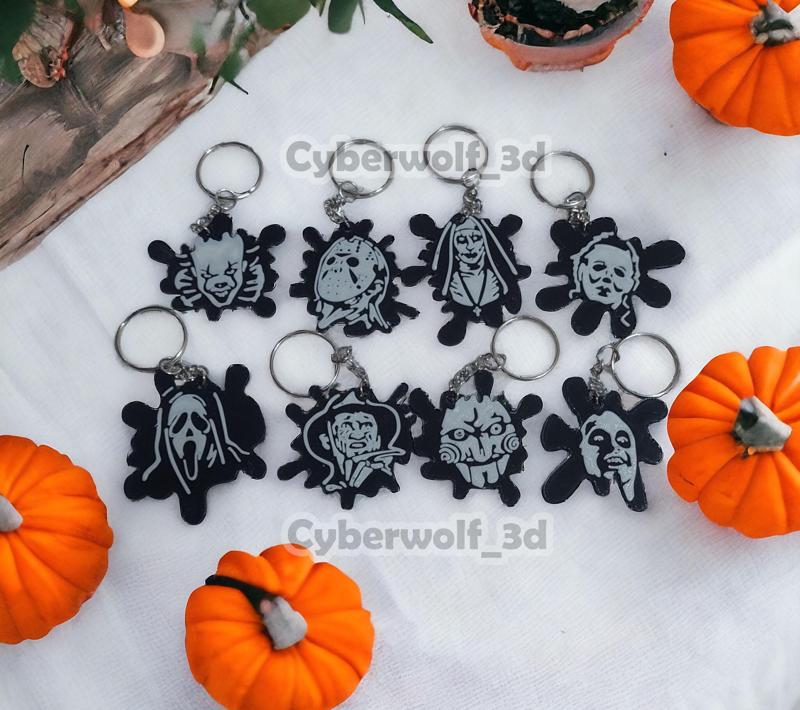 KEY CHAIN / KEY RINGS :HORROR MOVIE CHARACTERS