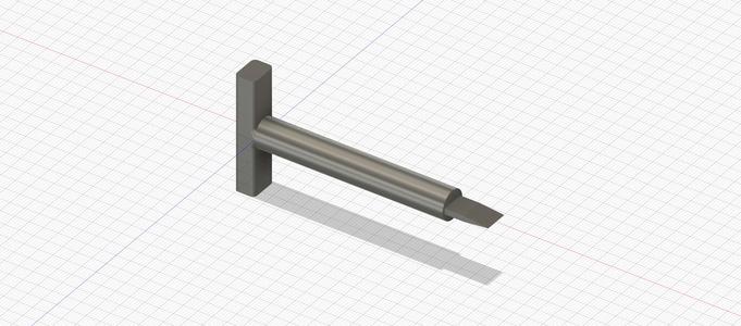 Flat head screw driver