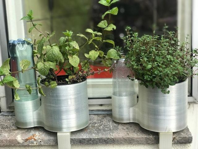 Self watering plant pot