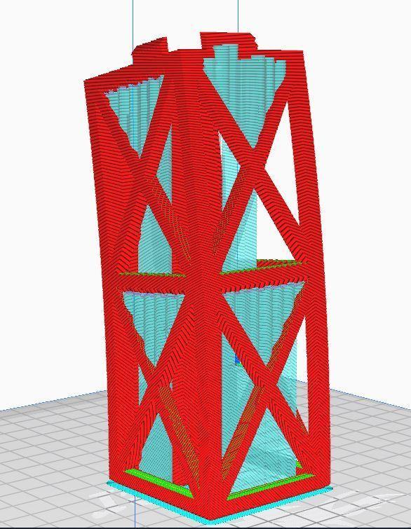 Custom supports for LED Bridge Lamp