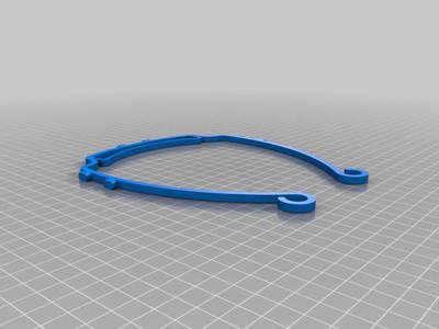 3DVerkstan Protective Visor Fusion 360 model