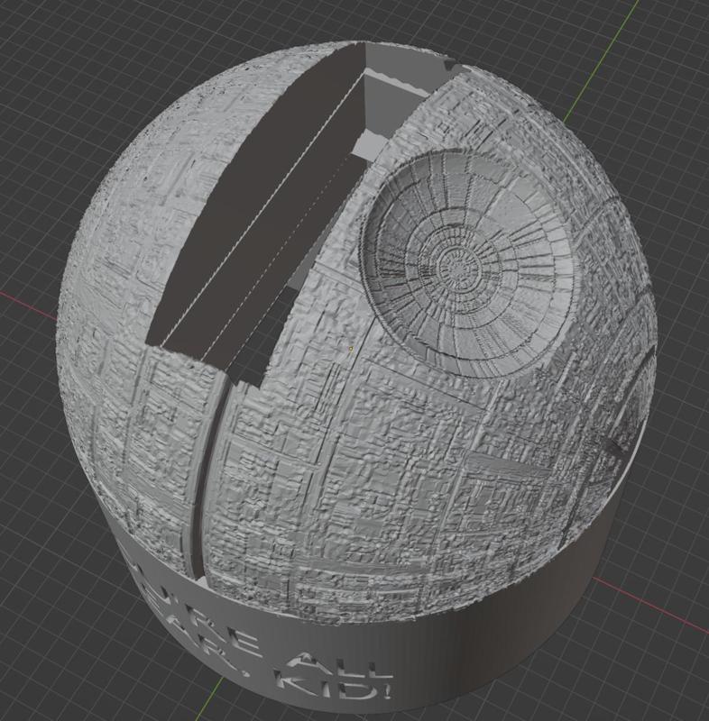 Death Star tissue holder