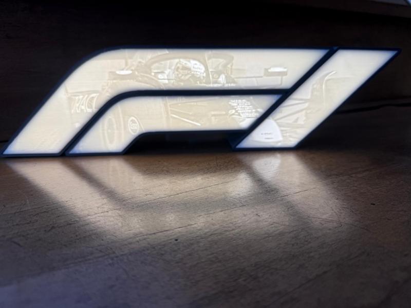 F1 Style Logo Lithophane (Max Verstappen Japan)