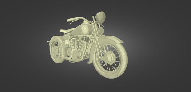 1945 Harley Davidson U Model & Sidecar