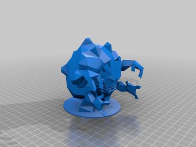 Pokemon Graveler with base