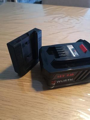 Battery Wall Mount - Würth M-CUBE 18V 4Ah