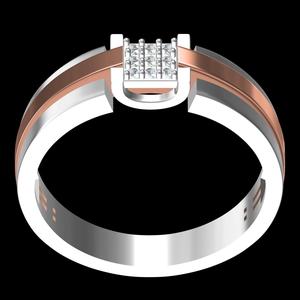 U Gellery Mens Solitaire Ring