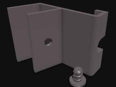 Phone holder with screw