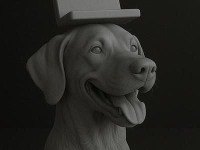 Phone Stand - Vizsla Statue