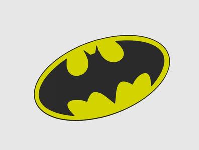 Batman logo decor