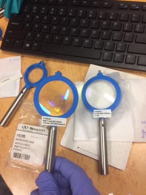 Simple customizable lens-holder