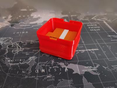 Stackable Modular Container - 1x1x1 - outside cut