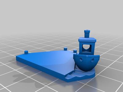 harbor base with benchy