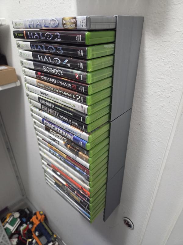 Xbox360 Wall Mounted Game Case Holder