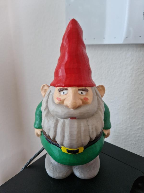 Electronic-Ready Garden Gnome