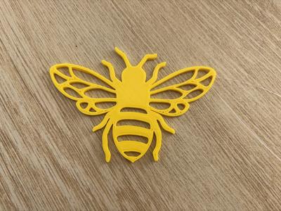 Bee – Hangable Ornament / Wallart Decoration