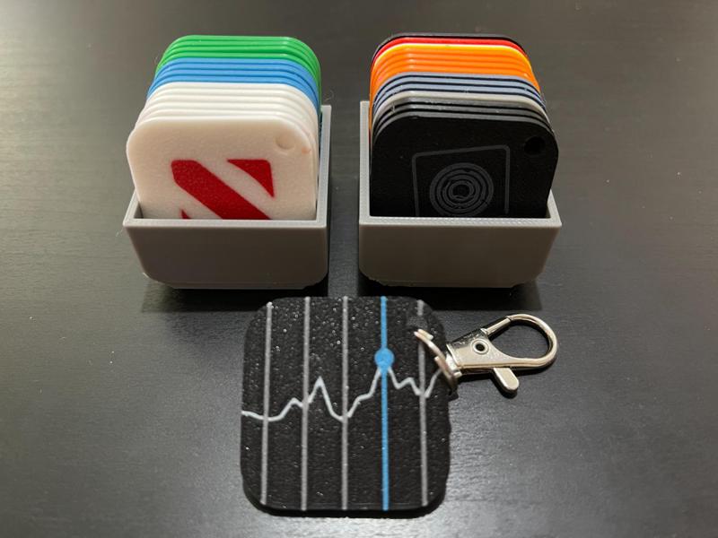 Stocks - App Icon Keyring