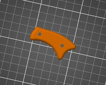 Sharkie II Knife rear handle (for backside)