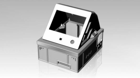 SKR-Mini E3 V1.2 Case, With BTT TFT35-E3 V3.0 Screen Mount