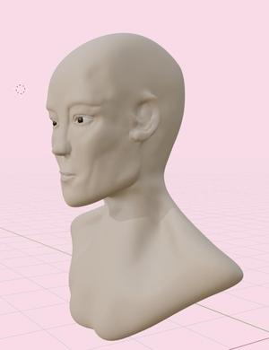 a man face