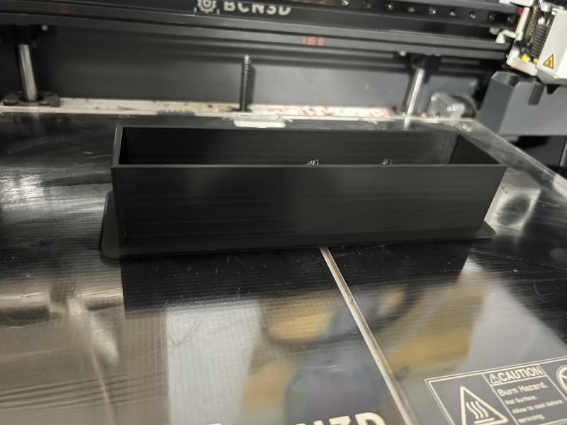 Storage Compartment for Scale Metal Supplies Fixture Table