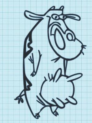 COW - COW n CHICKEN - WALL ART