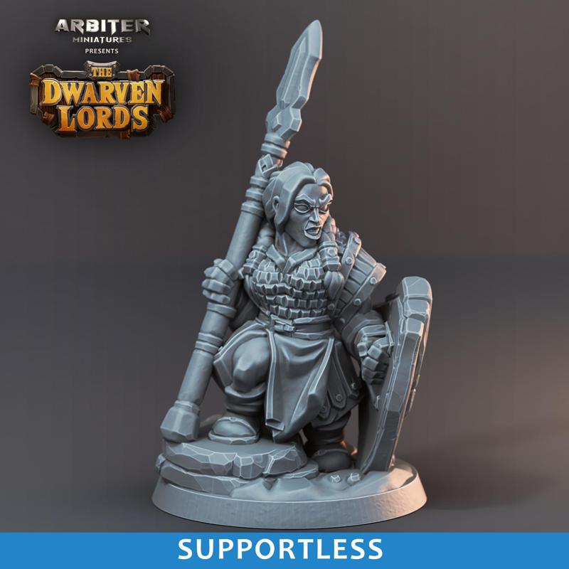 Supportless Dwarf Polemaiden 01