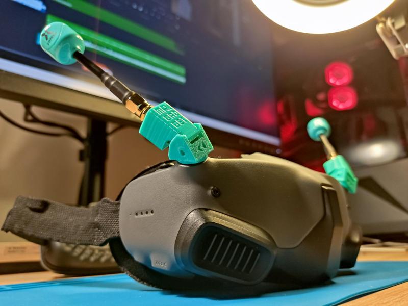 DJI Integra goggles foldable antenna mod/mount - exclusive!