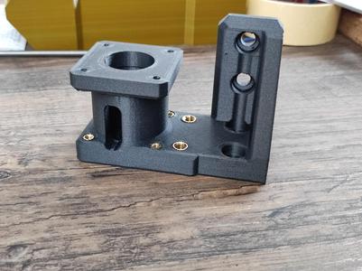 VCore 3.1 XY Motor blocks with decoupled pulley.