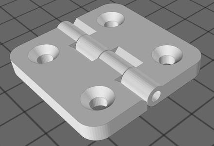 Flat hinge