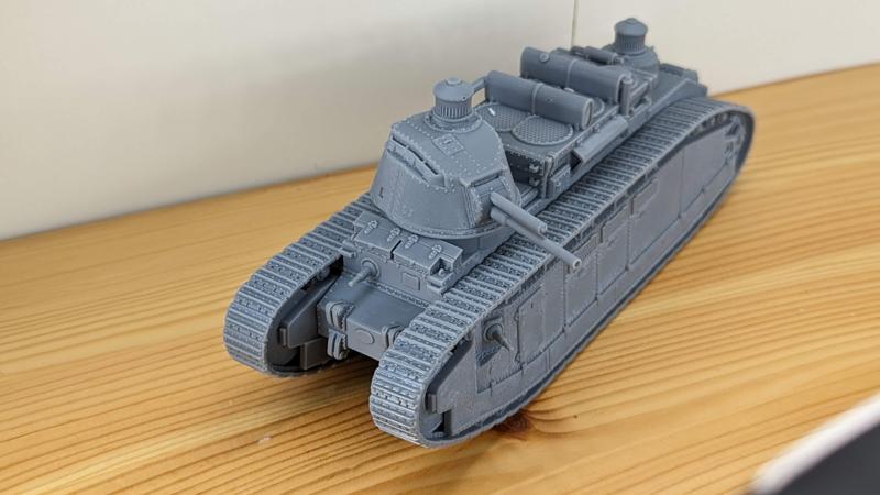 Super Heavy Tank Char 2C + Char 2C Normandie version (France, WW2)