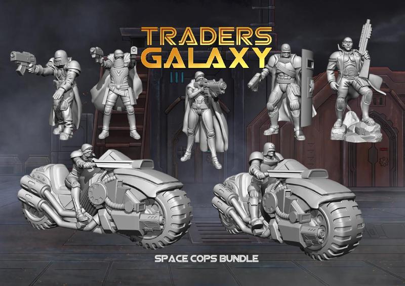 Space Cop Bundle - Approximately 28mm scale