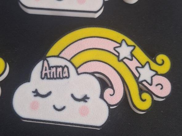 Cloud unicorn with rainbow