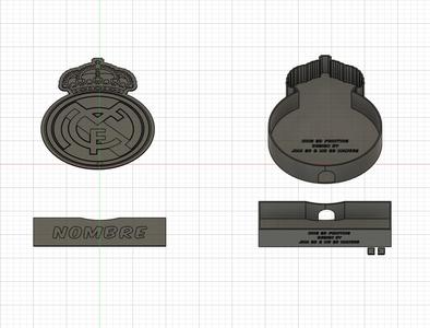 CUSTOMIZABLE REAL MADRID SHIELD LAMP