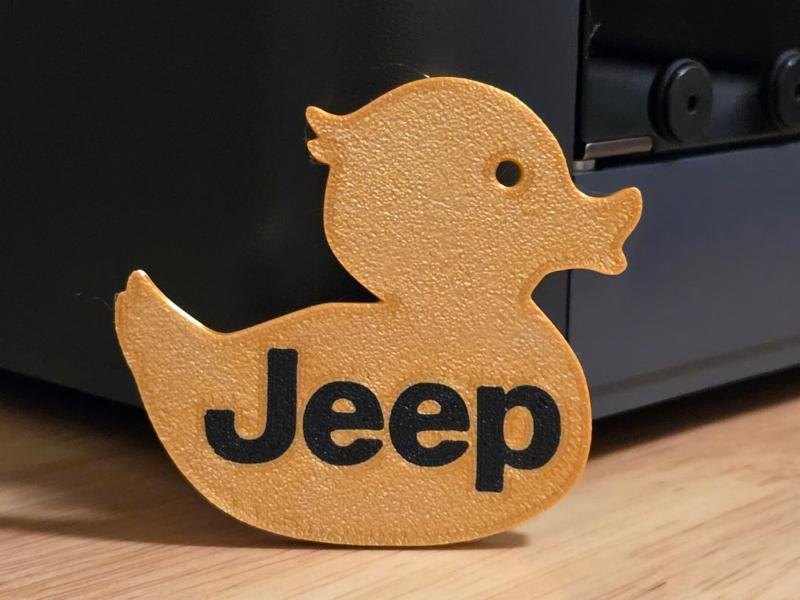 Jeep Duck Keychain