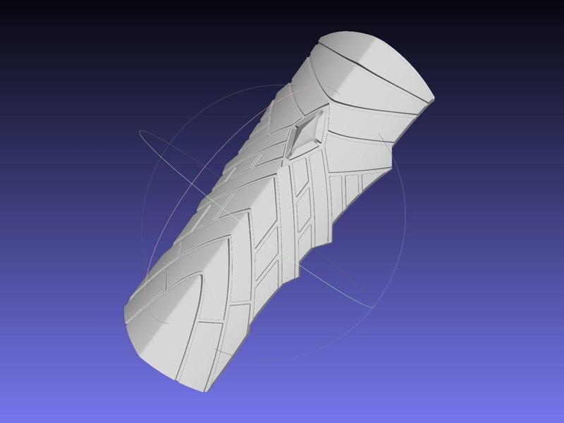 Bofuri Shield 3D-Printable Assembly