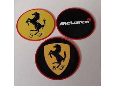 Formula 1 Coaster Set - Team Logos