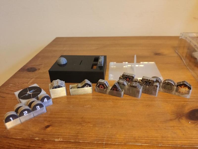 X-Wing Boardgame Box In Organizer