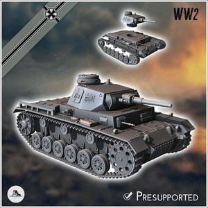 Panzer III Ausf. F - Germany Eastern Western Front Normandy Russia Berlin Bulge WWII