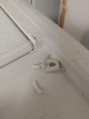 Coleman cooler small hinge