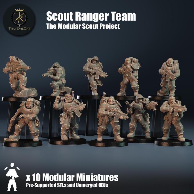 Modular Scout Rangers - Presupported