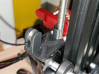 Ender 3 Roller Feeder Filament Guide